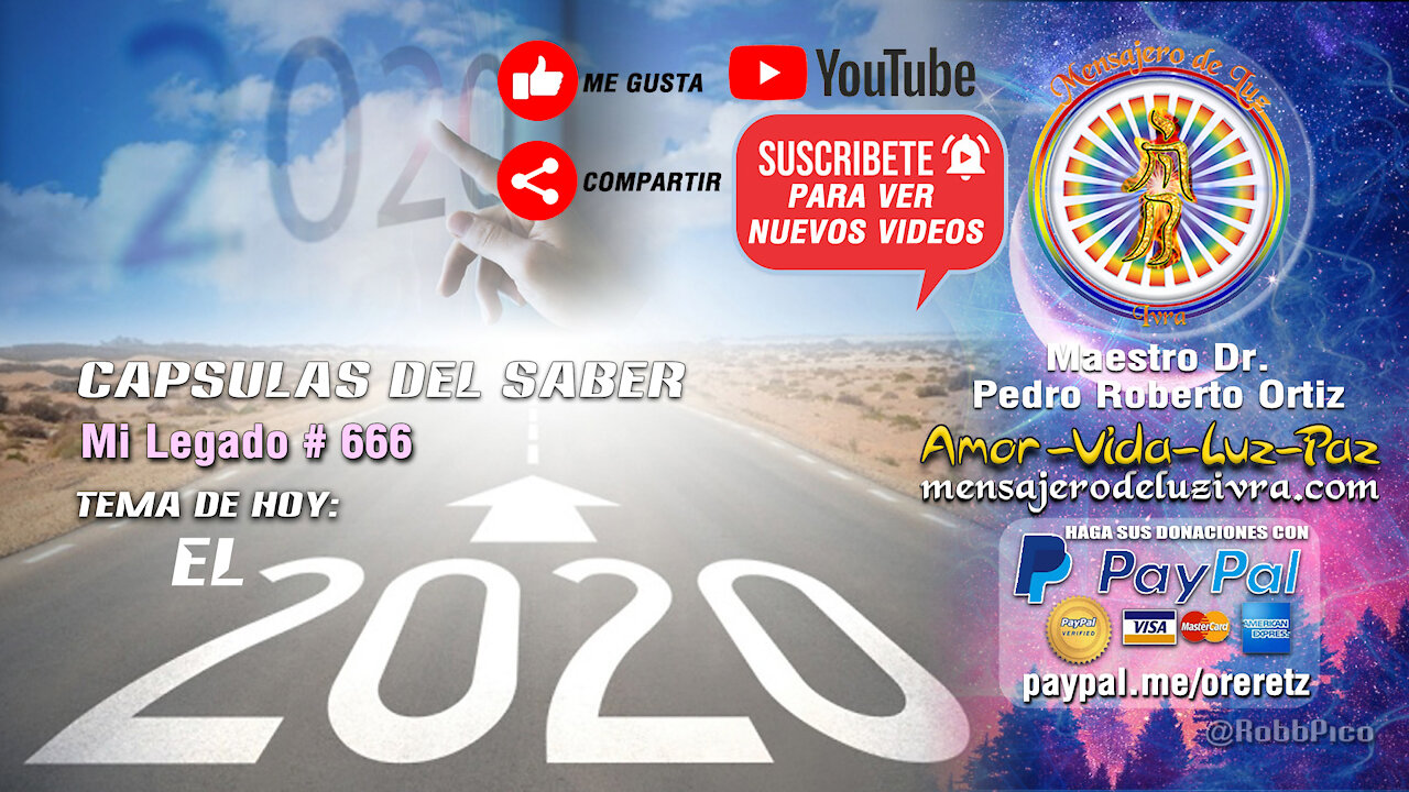 Tema de hoy: EL 2020 #2. Mi Legado #667