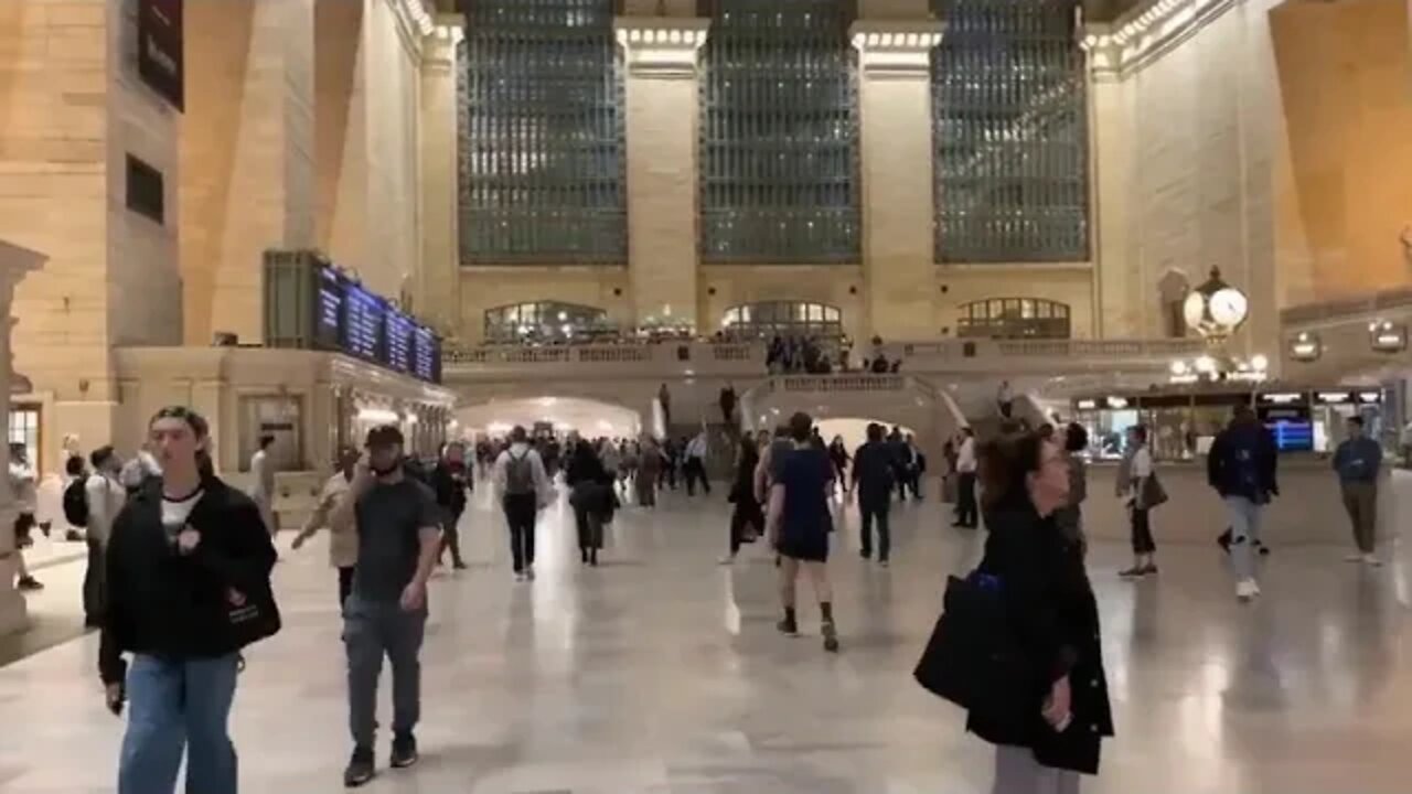 NYC ! 4k ! Walk ! Night ! Manhattan ! Grand ! Central Terminal Walking tour