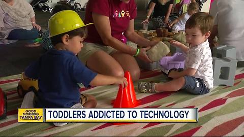 Toddlers and technology: Experts say their brains need to 'breathe'