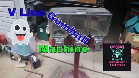 V Line Gumball Machine 3 Hoppers / Restore For The Arcade