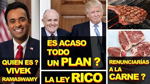 🚨 QUIE ES VIVEK RAMASWAMY ? - LA LEY RICO - RENUNCIARÍAS A LA CARNE ?🔥