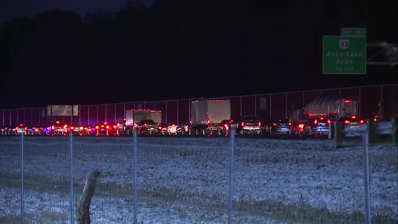 I-90 eastbound in Avon is a mess this morning