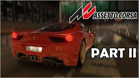 Asseto Corsa - Ferrari night drive