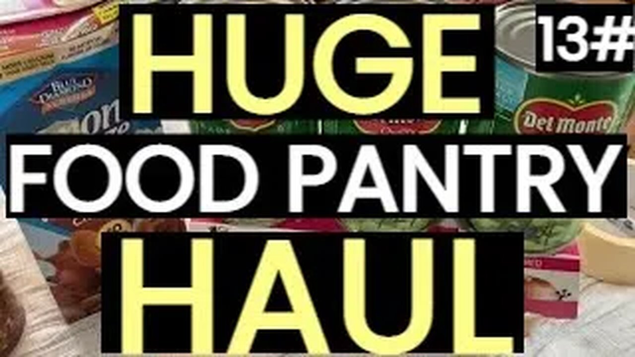 Food Pantry Haul & Food Bank Haul BLESSINGS! Frugal Living Vlog With Awesome Food Pantry Meals ENJOY