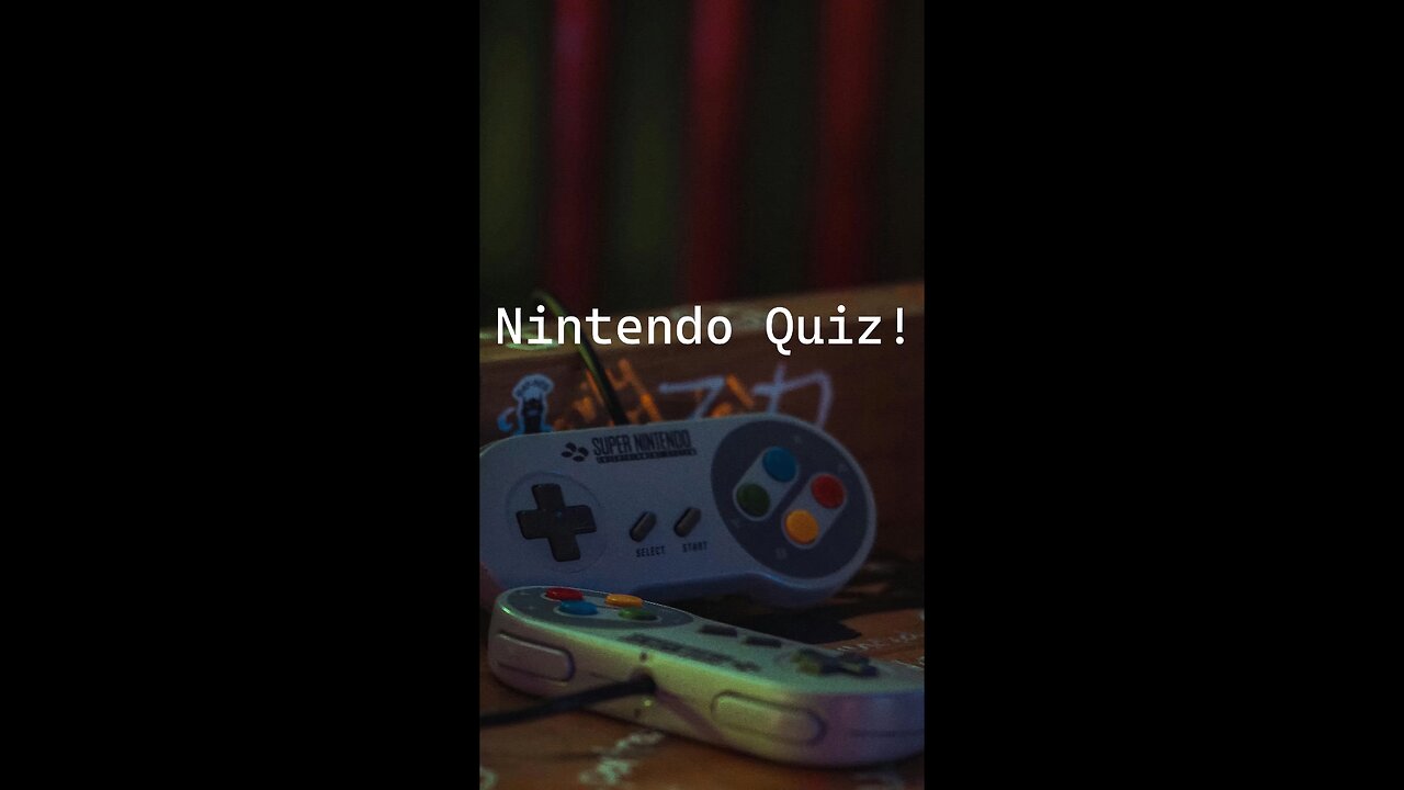 Nintendo Quiz!