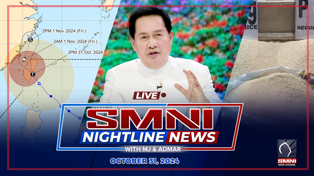 LIVE: SMNI Nightline News with MJ Mondejar & Admar Vilando | October 31, 2024 - Huwebes