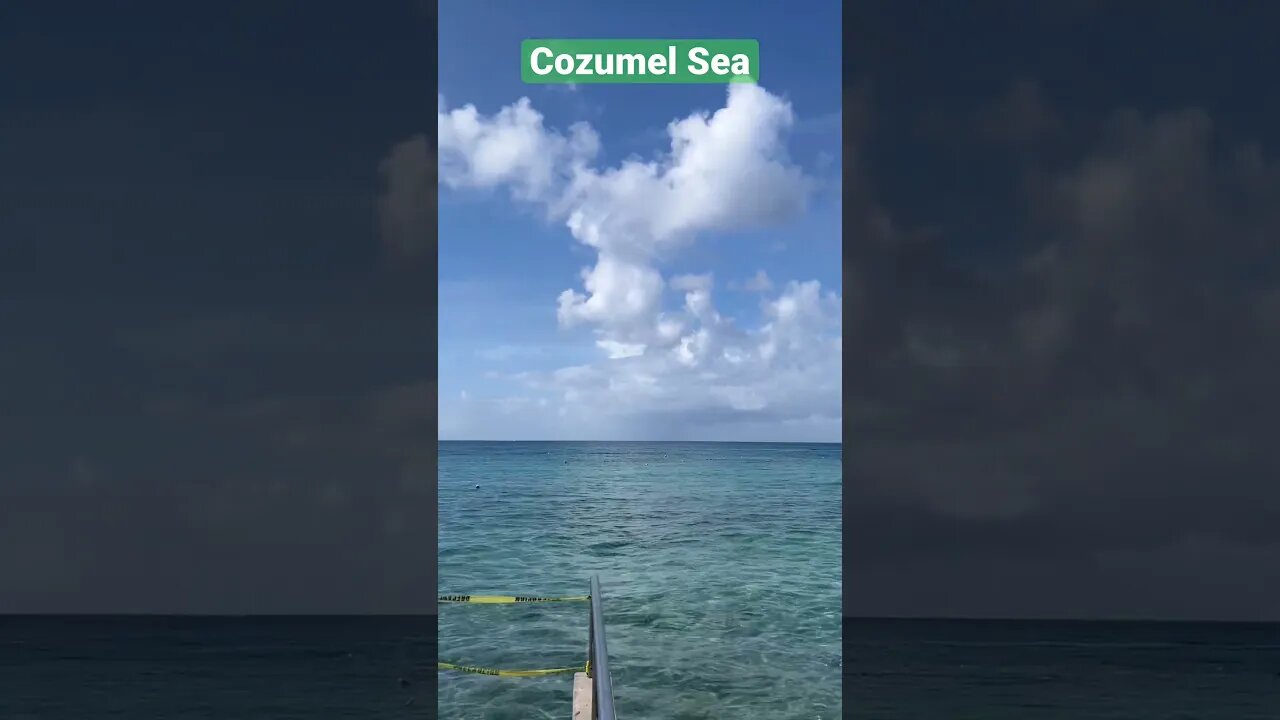 Beautiful Cozumel Sea #shorts