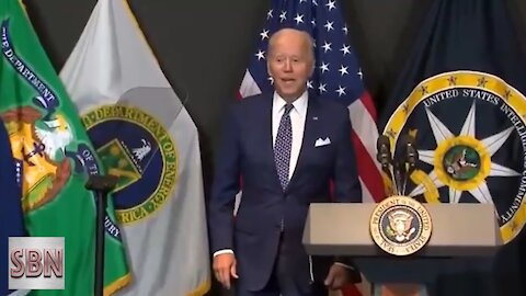 Biden at the Intelligence Community Says He Has to Ask for Permission to Leave - 2707