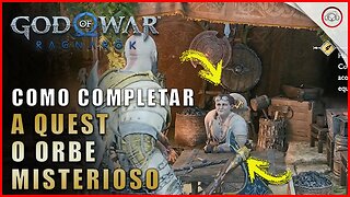 God of war Ragnarok, Como completar a Quest O Orbe Misterioso | Super dica