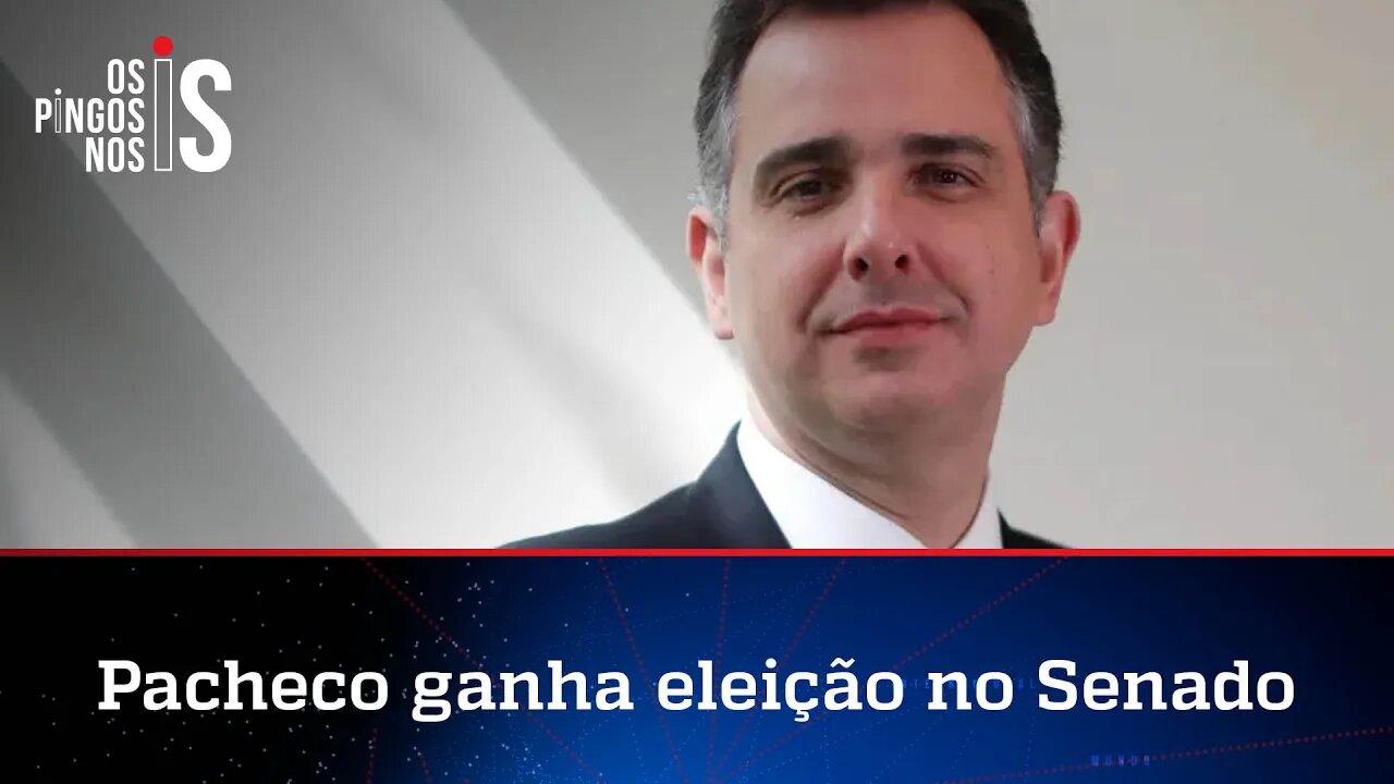 Rodrigo Pacheco derrota Marinho e é reeleito presidente do Senado