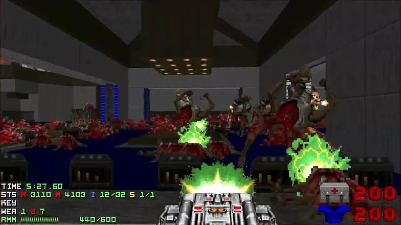 Doom 2 Doomworld Maximum Project 2022 Level 22 UV with 100.3% in 13:51