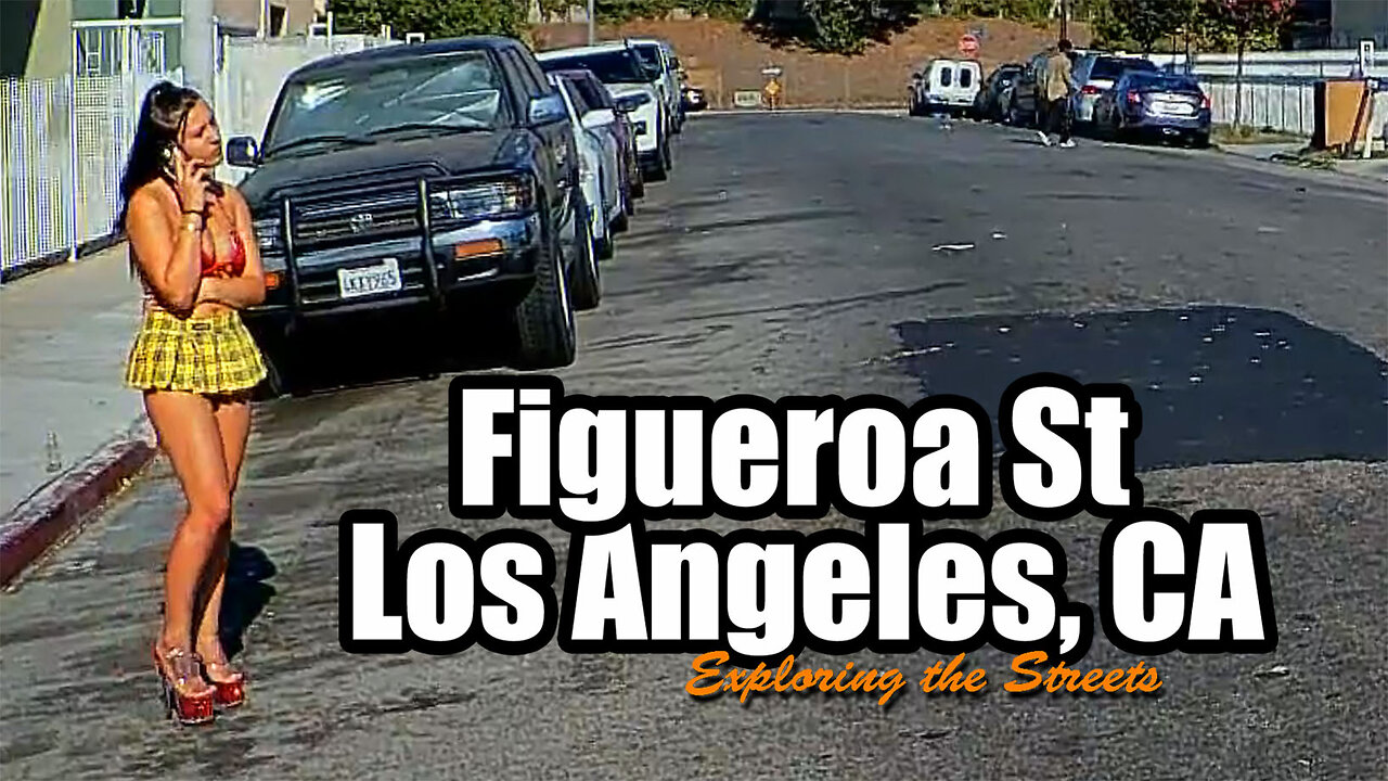 Figueroa St, Los Angeles, California, USA 🎥 Exploring the Streets - Ep 1