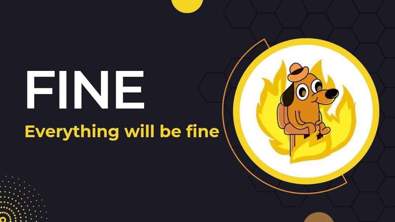 🔥 FINE - Low tax, No BS, No white paper - New crypto meme coin launch - The next 1000X memecoin?