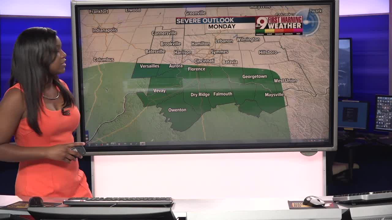 Your Sunday evening forecast