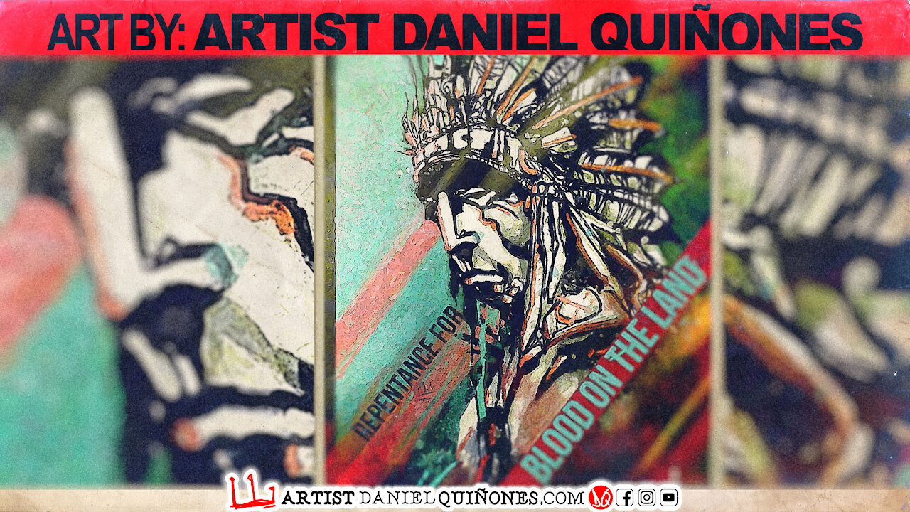 Native American Indian Art | Time-Lapse Drawing & digital art VOL. 2 | - by Artist Daniel Quinones