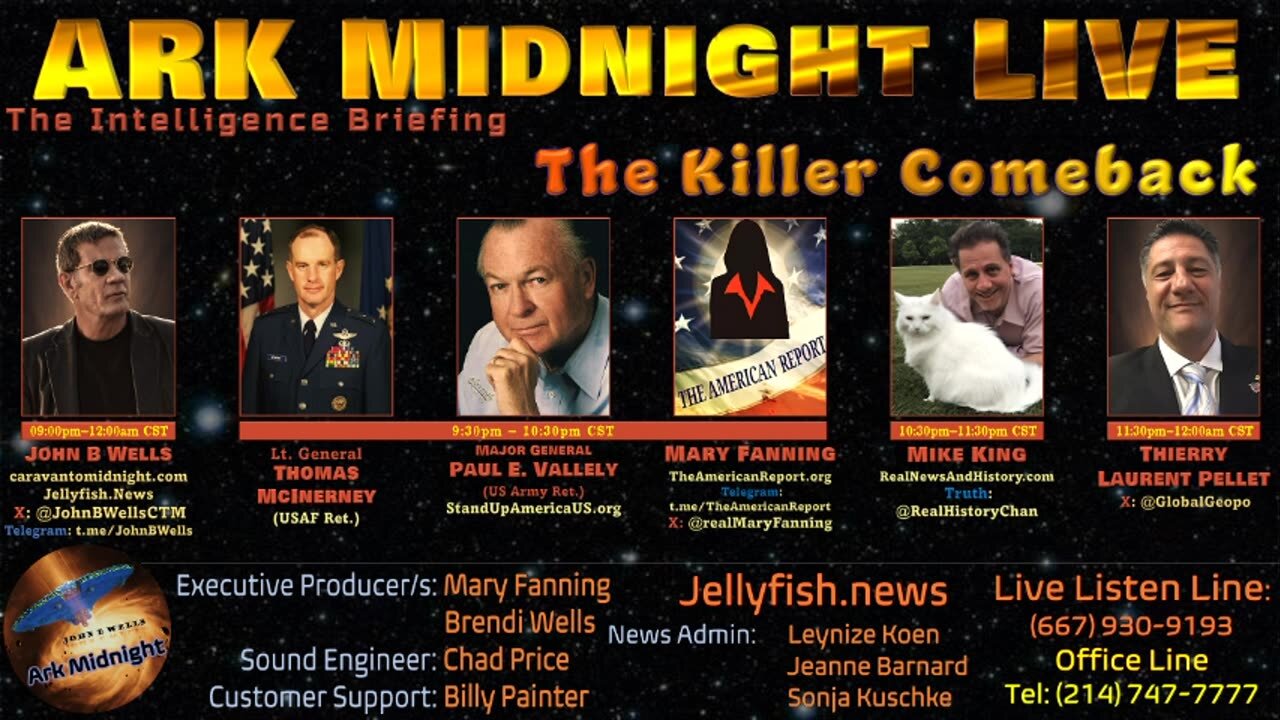 The Intelligence Briefing /The Killer Comeback - John B Wells LIVE