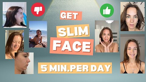 🌟 Daily Face Yoga | 5 Minutes a Day Slim Face Sculpting Massage 💆‍♀️✨