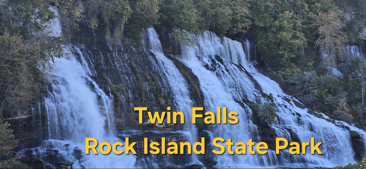 Twin Falls at Rock Island State Park