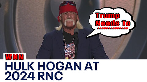 Hulk Hogan 'hulks up' at 2024 RNC for Trump | Breaking News | WNN NEWS