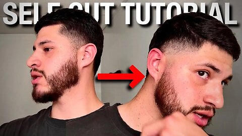 START TO FINISH!! FULL SELF HAIRCUT/BEARD LINE UP TUTORIAL!!