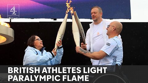 Paralympic flame lit ahead of Paris games