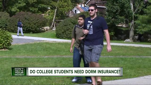 Your child might need dorm insurance