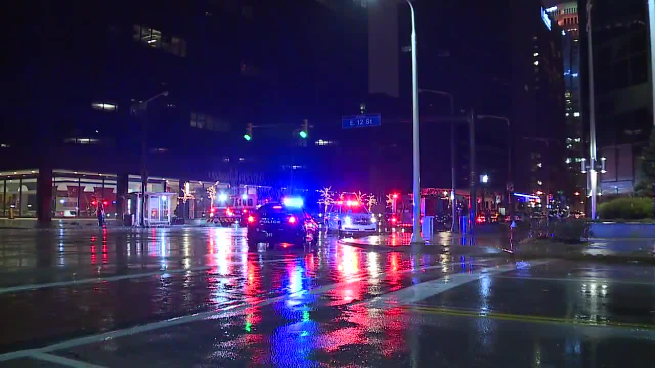 Manhole cover popped off in Cleveland