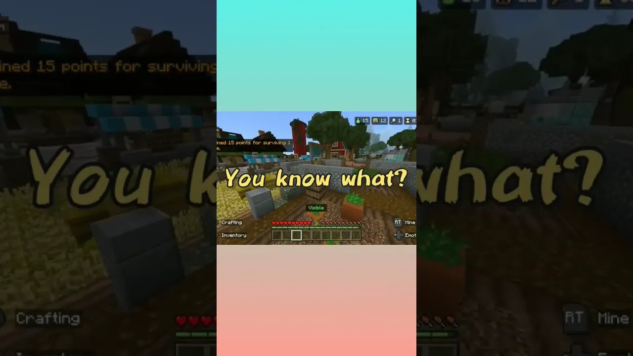I'm A Prop.... In Minecraft! #shorts