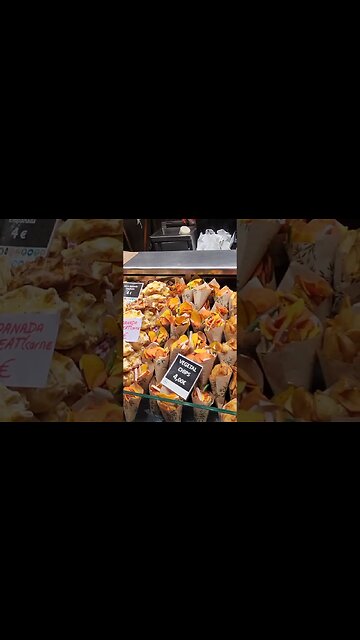 #Paseando▫️Puesto de Papas Chips 📌 Mercado La Boqueria #LaBoqueria 🌍 #Barcelona 🇪🇸