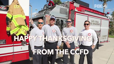 Cape Coral Fire Department wishing you a Happy Thanksgiving