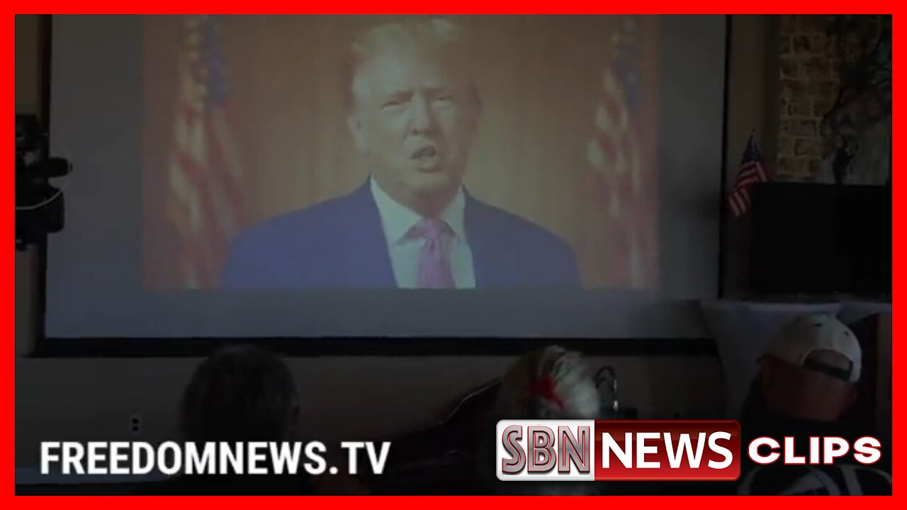 Trump Recorded a Video Address for Ashli Babbitt B-Day in Freeport TX - 4351