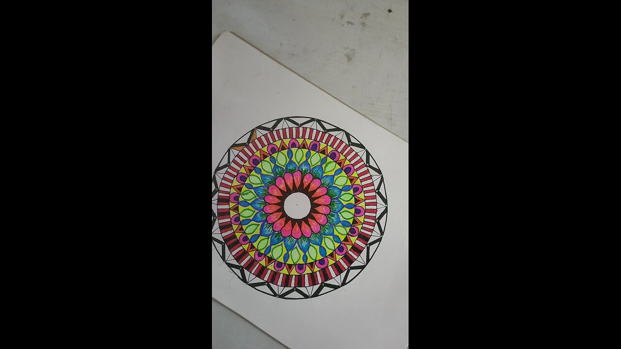 My first Mandala art!!!