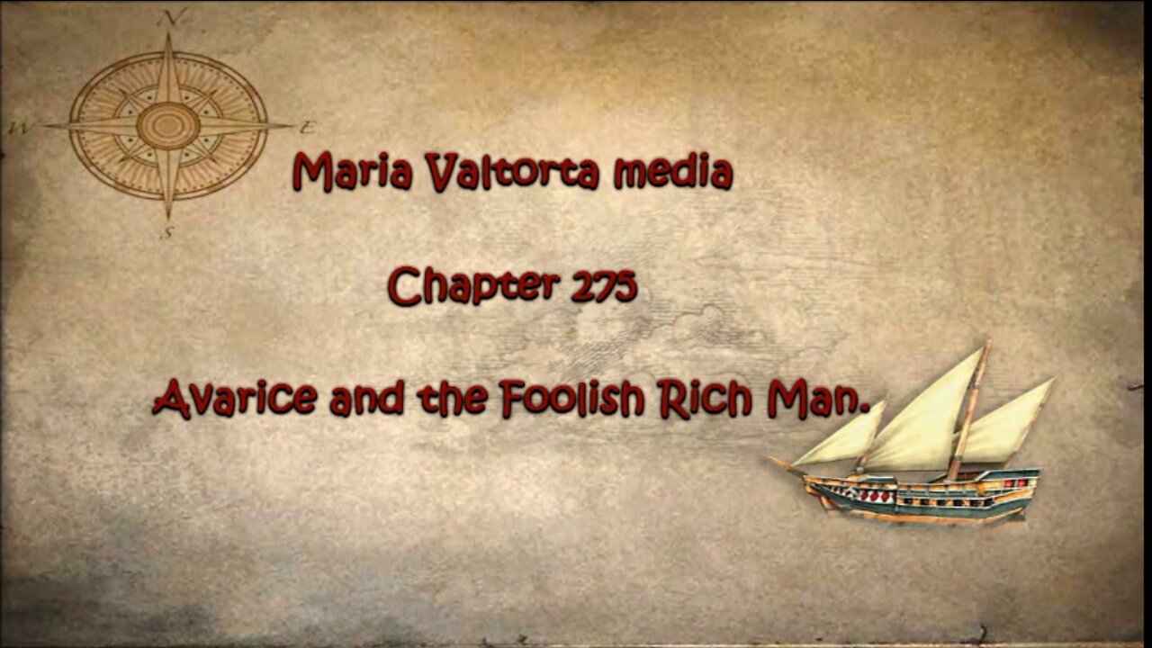 Avarice and the Foolish Rich Man.