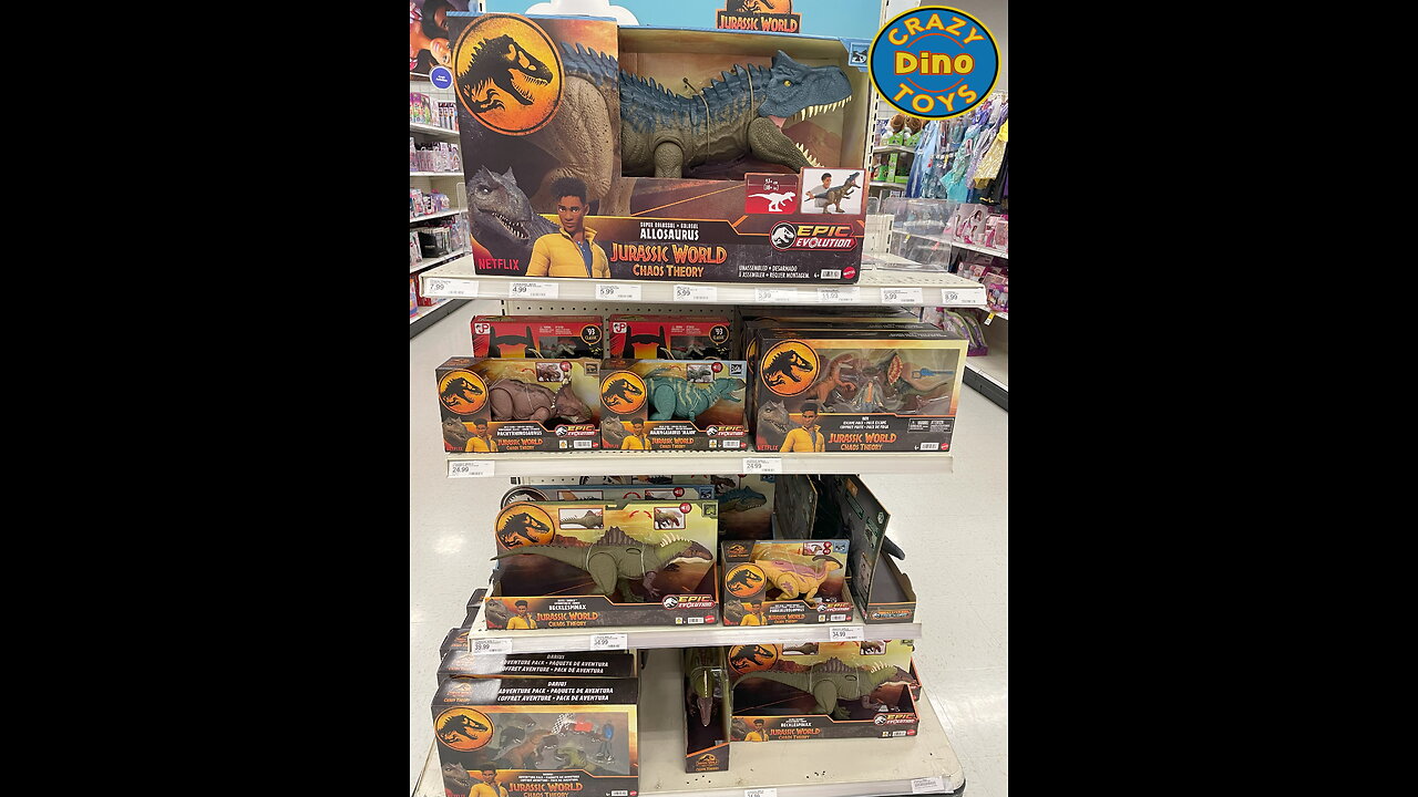 New Jurassic World Chaos Theory Dinosaur Toys Shopping Spree @Target Camp Cretaceous #shorts #dino