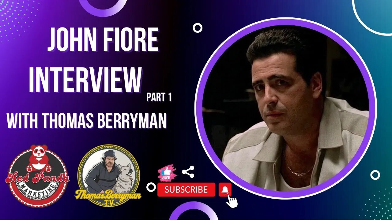 John Fiore Interview Part 1: Boston, The Mafia, Acting