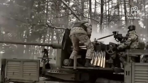 Wagner PMC's 57mm gun suppressing the withdrawal of Ukranian forces from Artemovsk