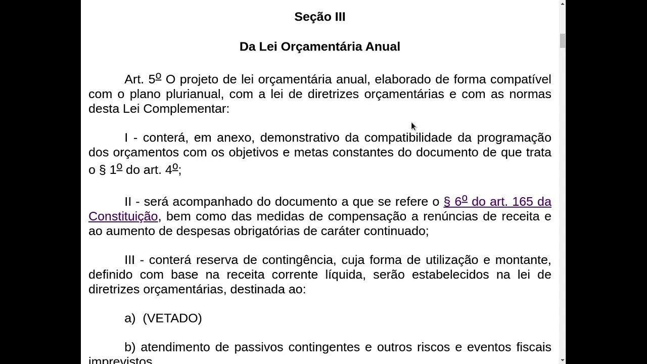 Lei de Responsabilidade Fiscal LRF - LC 101/2000 - Leitura parte 1