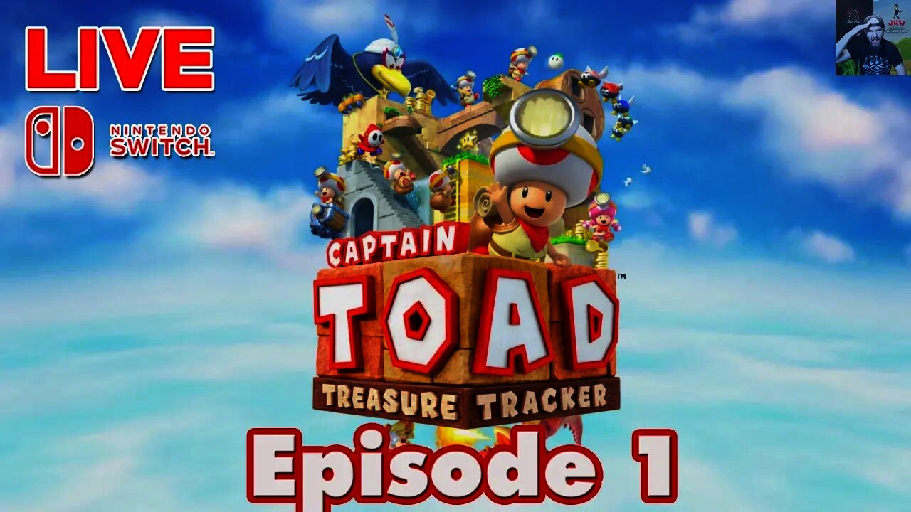 [🔴LIVE] Captain Toad Treasure Tracker (Switch) - Let's Play/Walkthrough Episode 1