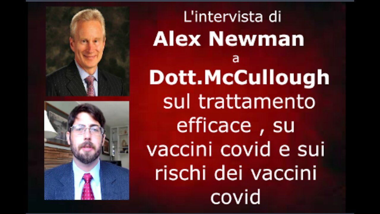 L'intervista di Alex Newman a Dott. McCullough