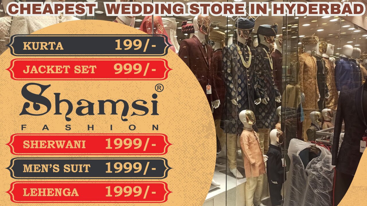STYLISH Sherwani on BUDGET?! Hyderabad SHOPPING Guide! Kurta, Suit, More