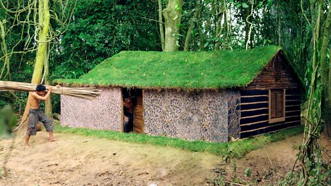Building Underground House with Decoration Underground Room