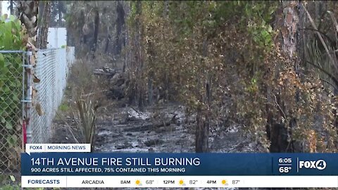 Golden Gate fire still burning