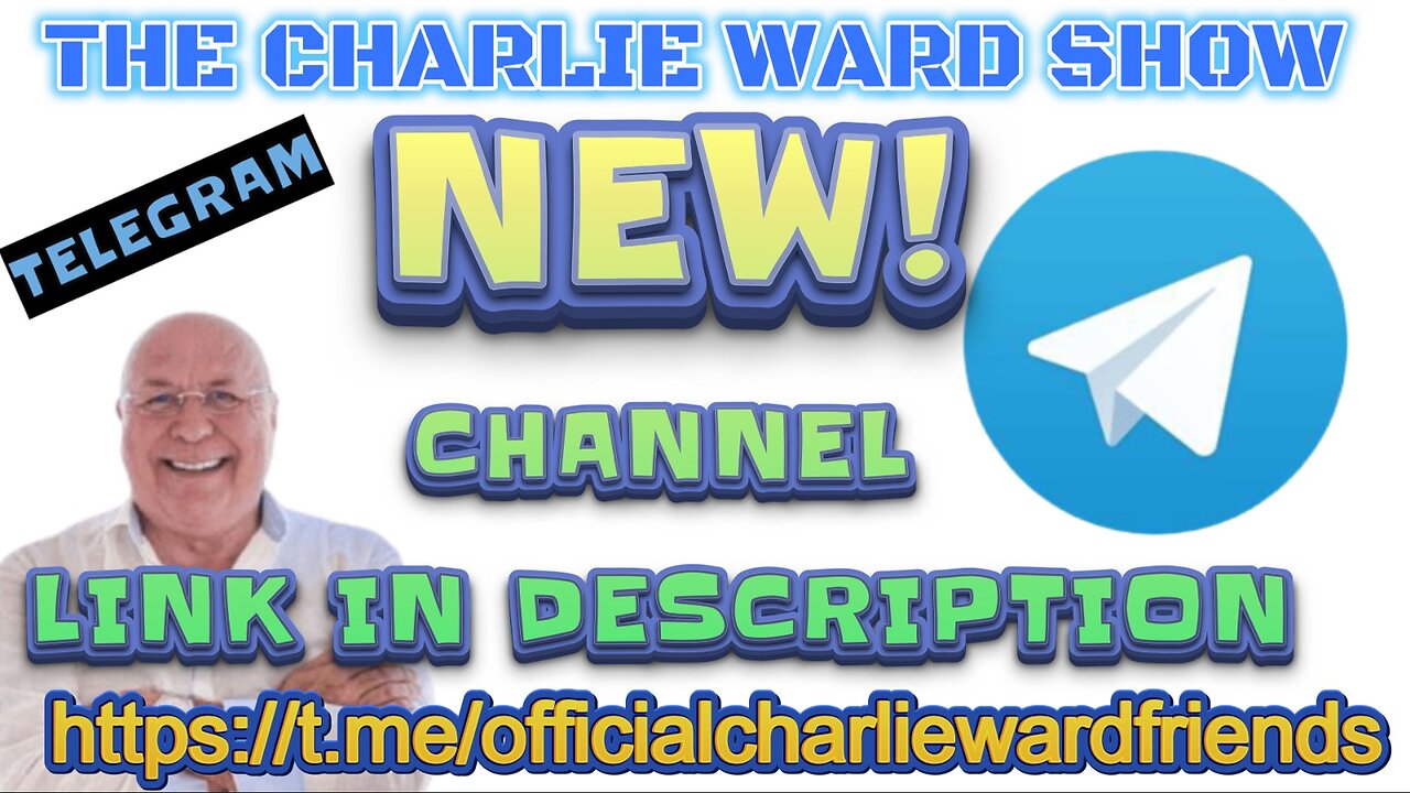 NEW TELEGRAM CHANNEL WITH CHARLIE WARD - LINK IN THE DESCRIPTION!