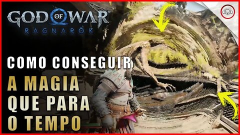 God of war Ragnarok, Como conseguir a magia que para o tempo nas batalhas | Super dica