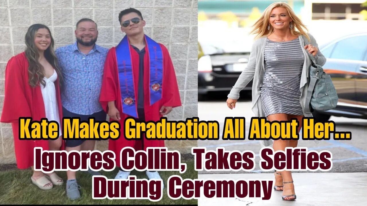 Kate Gosselin Shows Up At Estranged Kids, Collin & Hanna's Graduation! Ignores Collin All Together!