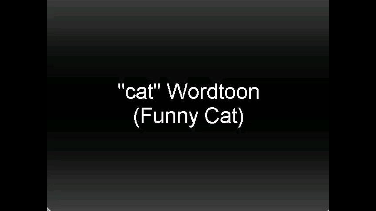 Very Easy! How to turn word Cat into a Cartoon Cat!