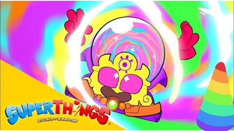 SUPER THINGS NEON POWER EPISODE 1⚡⚡The Power of COLORFLASH💥 | Cartoons for children