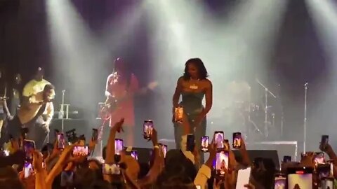 tiwa savage with the Big steps