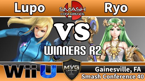 Lupo (Zero Suit & Palutena) vs. MVG|Ryo (Ike & Palutena) - SSB4 Winners R2 - Smash Conference 40