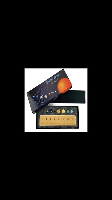 STONE PLANETS IN A BOX - SOLAR SYSTEM